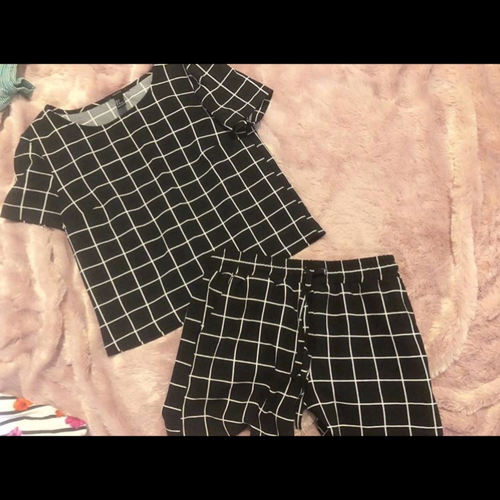 Two piece striped set